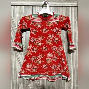 Oilily Floral Red Kids Dress